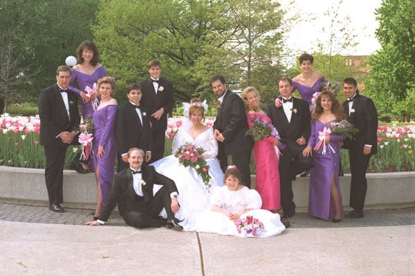 633018 Bridal Party A4 Photo Print