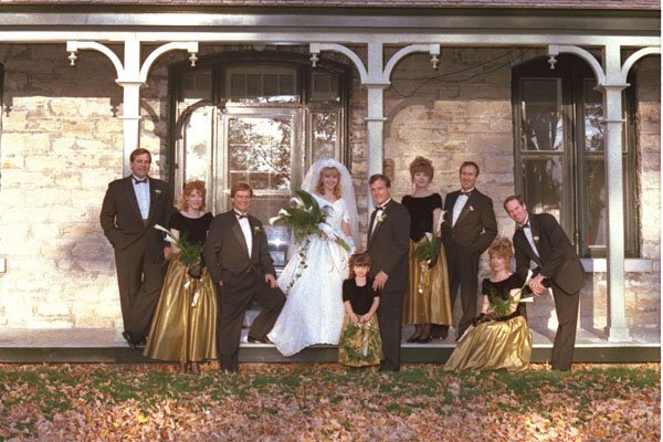 633019 Fall Bridal Party A4 Photo Print