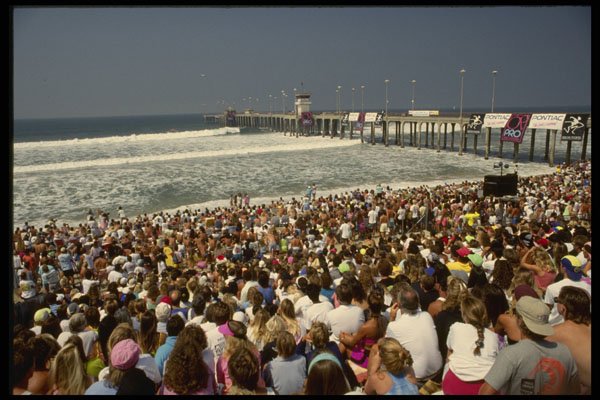 633020 Surfing Championships, Huntington Beach, California A4 Photo Print