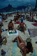 633029 On The Beach In Rio De Janeiro, Brazil A4 Photo Print