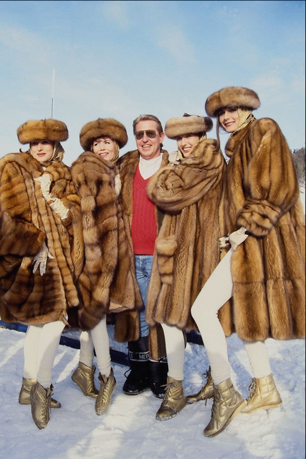 633036 St. Moritz Fashion, Switzerland A4 Photo Print