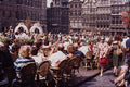 633072 Crowd Scene At Grand Place, Brussels, Belgium A4 Photo Print