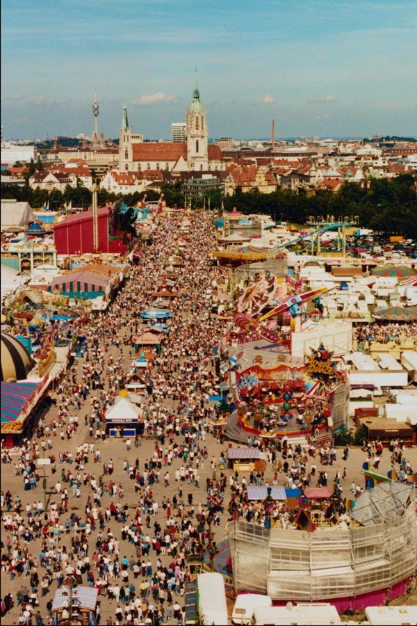 633089 Overview Of Oktoberfest In Munich, Germany A4 Photo Print