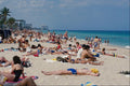 633095 Scene On The Beach, Fort Lauderdale, Florida A4 Photo Print