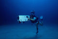 634076 Diver With Underwater Video Camera, Italy A4 Photo Print