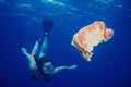 634084 Snorkeling With Giant Spanish Dancer Nudibranch, Philippines A4 Photo Print