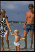 635031 Family On The Beach A4 Photo Print