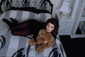 635075 Tracy Lying On Her Bed A4 Photo Print