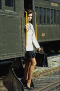635078 Carolyn Leaving The Train A4 Photo Print