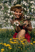 635098 Girl In Spring A4 Photo Print