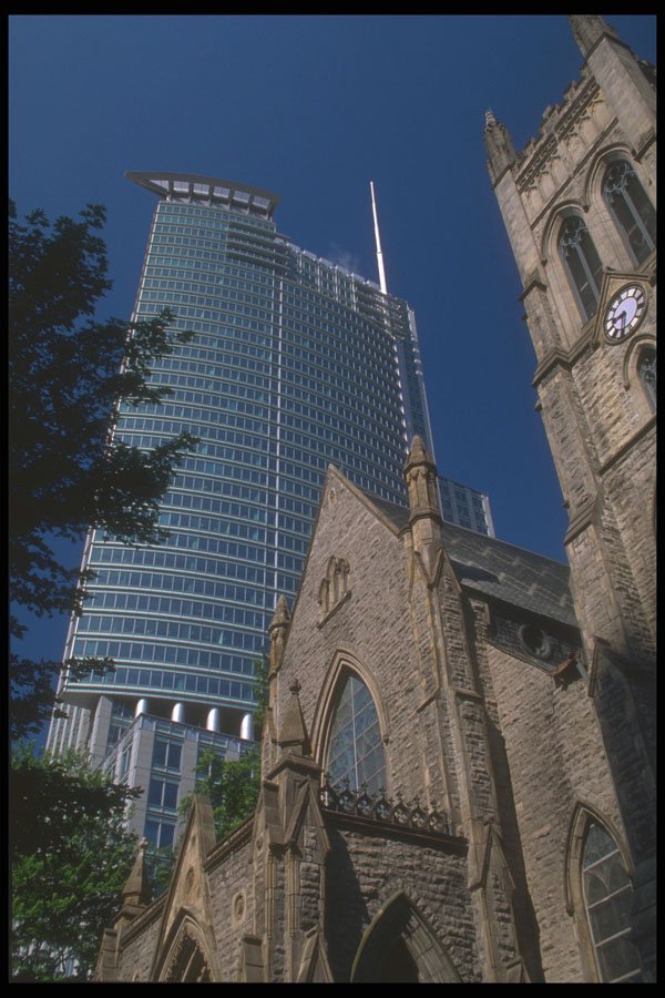 636031 Opposite Architecture, Montreal, Quebec, Canada A4 Photo Print