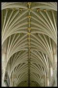 636049 Gothic Ceiling Of The Cathedral Of Exeter, Devon, England A4 Photo Print