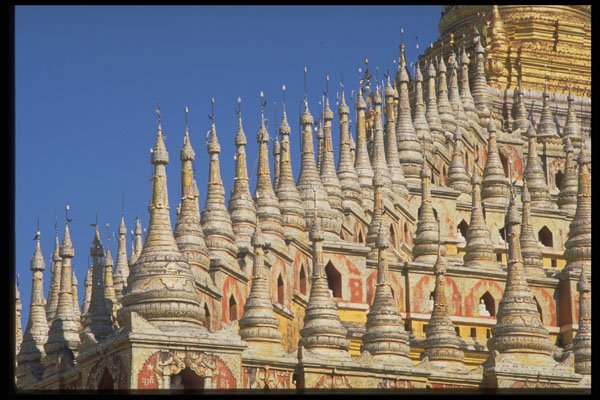 636063 Detail Of Pagoda, Myanmar A4 Photo Print