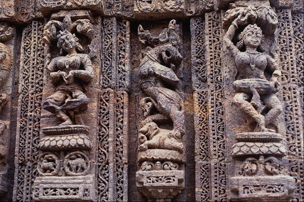 636080 Sculpture, Konark, India A4 Photo Print