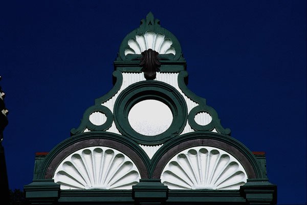 636090 Eclectic Gable End, Saratoga Springs, New York A4 Photo Print