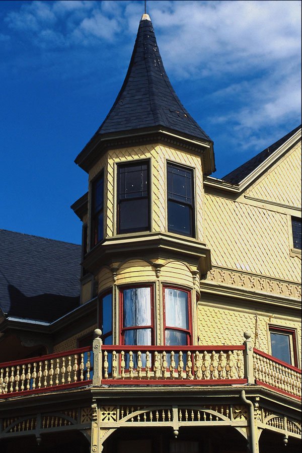 636092 Corner Turret, Dickenson Boal House A4 Photo Print
