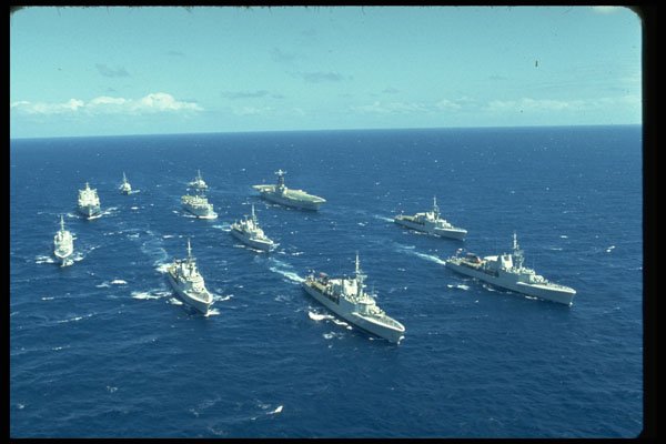 637002 Canadian Navy, Morning A4 Photo Print