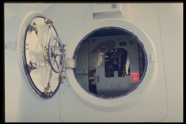 637018 Escape Hatch, Forecastle, USS Crommelin A4 Photo Print