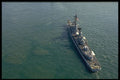 637023 U.S. Navy Destroyer Returns From Sea, Overhead View A4 Photo Print