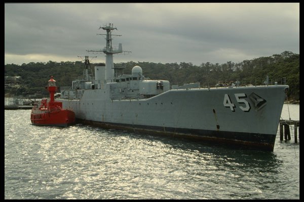 637025 Ship In Harbor A4 Photo Print