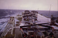 637038 Hurricane Sweeps Aircraft Off Deck A4 Photo Print