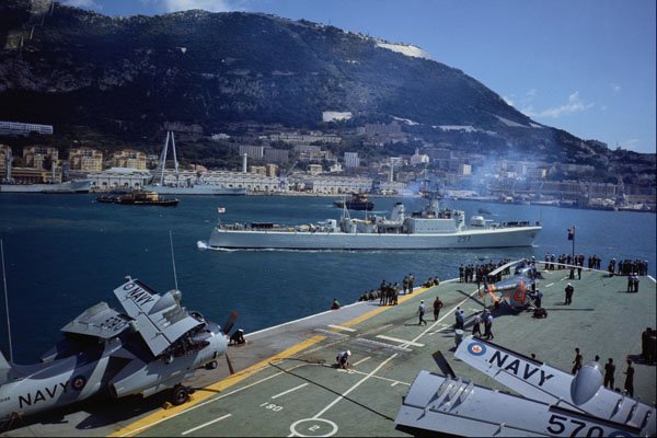 637039 NATO Fleet At Gibraltar A4 Photo Print