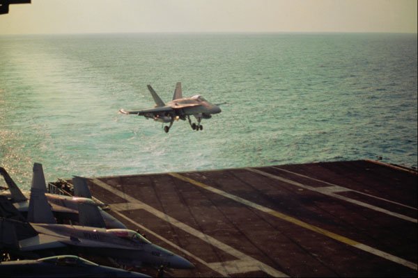 637046 F 18 Hornet On Approach A4 Photo Print