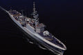 637053 Navy Destroyer Underway A4 Photo Print