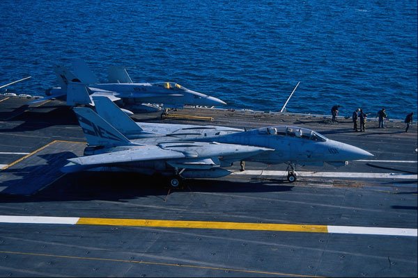 637060 F14 Tomcat Off Catapult A4 Photo Print