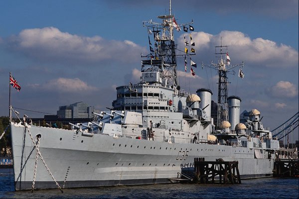 637066 HMS Belfast, London A4 Photo Print