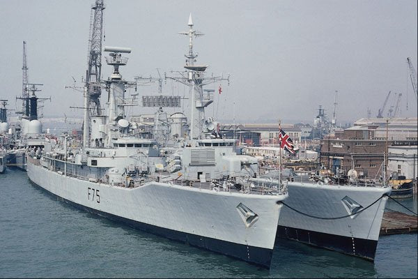 637072 HMS Charybdis Moored At Portsmouth Naval Base For Navy Days A4 Photo Print