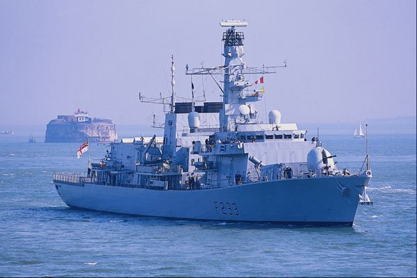 637073 British Royal Navy Frigate HMS Marlborough (F233) A4 Photo Print