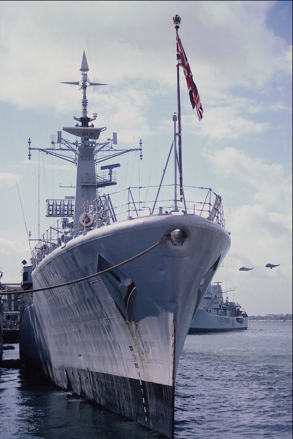 637074 HMS Apollo Moored At Portsmouth Naval Base, England A4 Photo Print