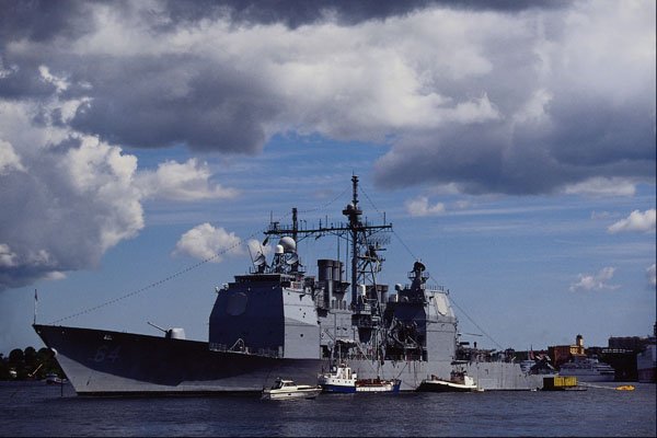 637080 Naval Visit, Stockholm, Sweden A4 Photo Print