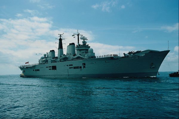 637082 Spithead Portsmouth, HMS Invincible A4 Photo Print