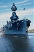 637086 Battleship USS Texas Moored At San Jacinto Battlefield A4 Photo Print