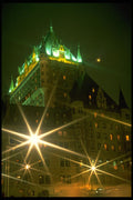 638039 Chateau Frontenac By Night, Quebec City, Canada A4 Photo Print
