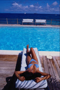 638068 Sunbathing, Caribbean Resort A4 Photo Print