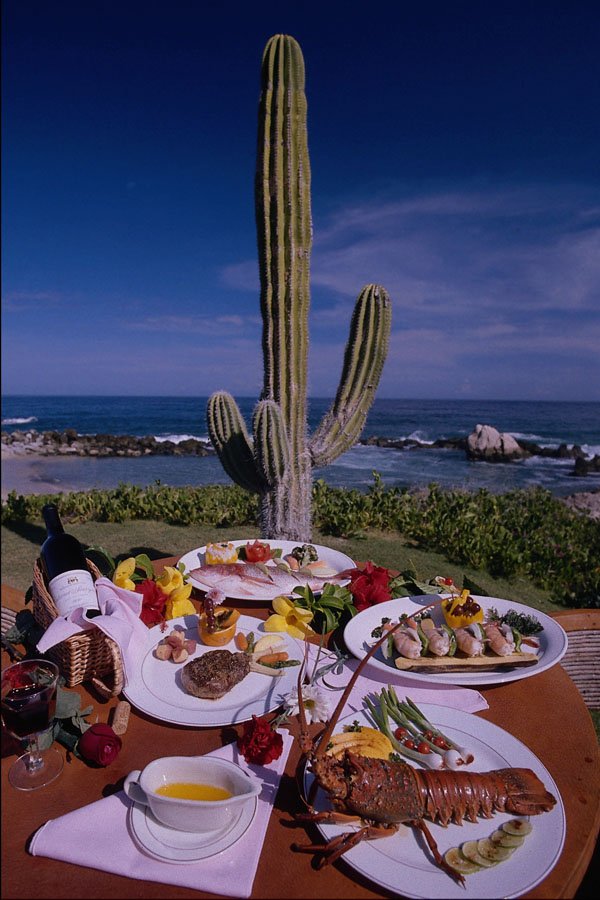 638098 La Concha Restaurant, Baja, Mexico A4 Photo Print