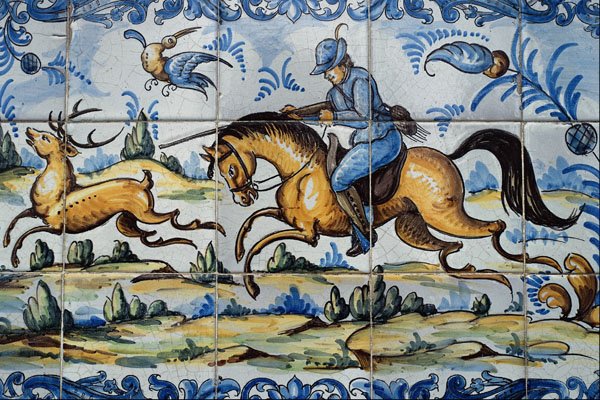 639000 Deer Hunting Scene, Marbella, Malaga, Spain A4 Photo Print