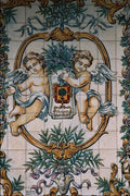 639003 Decorative Cherub Facade, Malaga, Spain A4 Photo Print