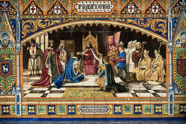 639022 Coronation In Pamplona Navarra Kingdom , Spain A4 Photo Print