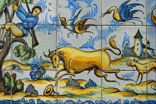 639032 Hunting Scene, Torre Real, Marbella, Spain A4 Photo Print