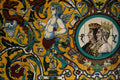 639047 Decorative Tile Including The King And Queen, Granada A4 Photo Print