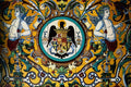 639048 Tile With Motto Of Catholic King And Queen A4 Photo Print