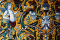 639049 Angel Detail Of Decorative Wall Tile, Granada A4 Photo Print