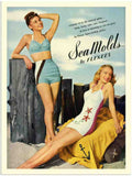 64 seamolds vintage swimwear 2 Vintage Advert A4 Photo Print