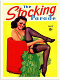 64 stocking parade glamour magazine cover 2 Vintage Advert A4 Photo Print