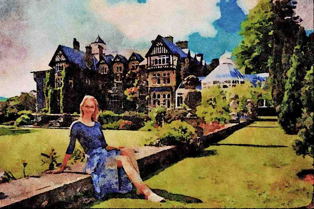 640002 Bodnant Garden A4 Limited Edition Watercolour Print