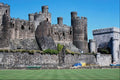 640006 North Wales Coast Steam Train, Conwy Castle, Gwynedd A4 Photo Print
